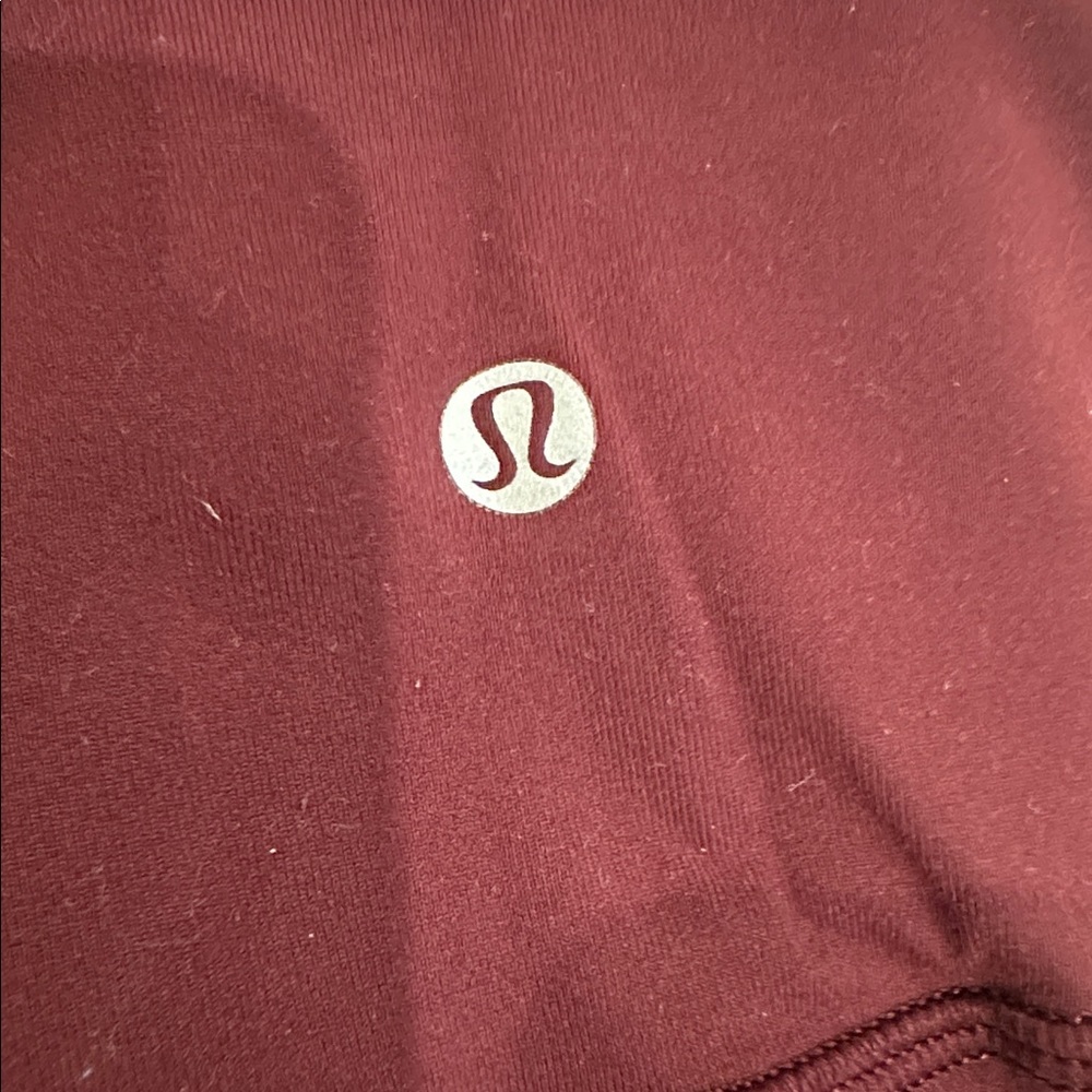 Lululemon Athletica Maroon Leggings - Picture 3 of 4